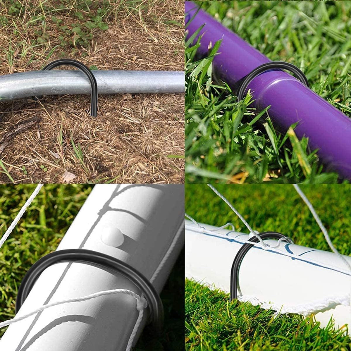 Trampoline Anchor Kit,6.8*30.50 cm Heavy Duty U Shaped ground anchor