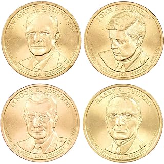 2015 P Presidential Dollar 4 Coin Set BU Uncirculated Mint State $1 Collectible