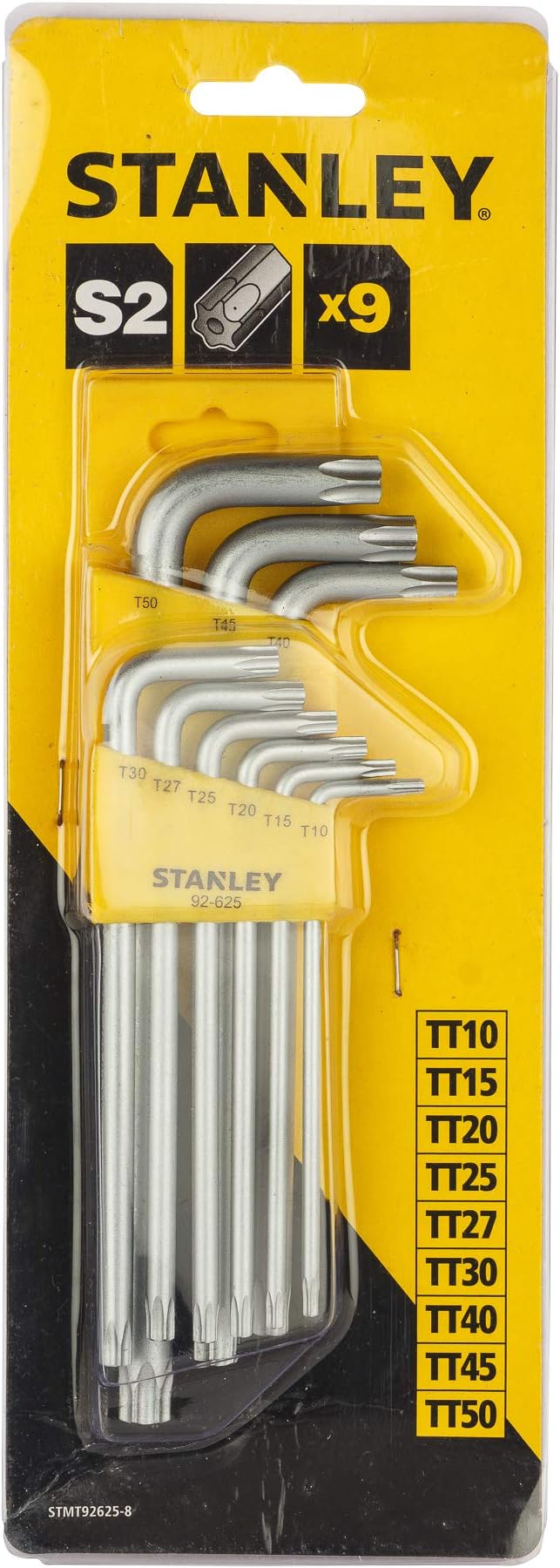 STANLEY STMT92625-8 9-Piece Torx Key Set