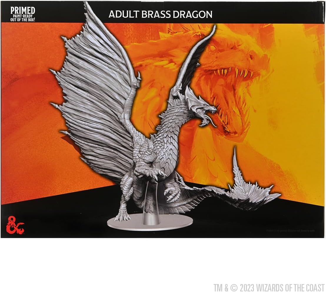 WizKids D&D Nolzur's Marvelous Miniatures: Adult Brass Dragon