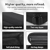 Vista 7 de DJI Osmo Pocket 3 Case, funda portátil para Osmo Pocket 3, asa roscada y cubierta, bolsa protectora compacta de almacenamiento para DJI Pocket 3