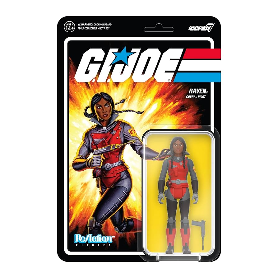 Amazon.com: Super7 G.I. Joe Raven - 3.75