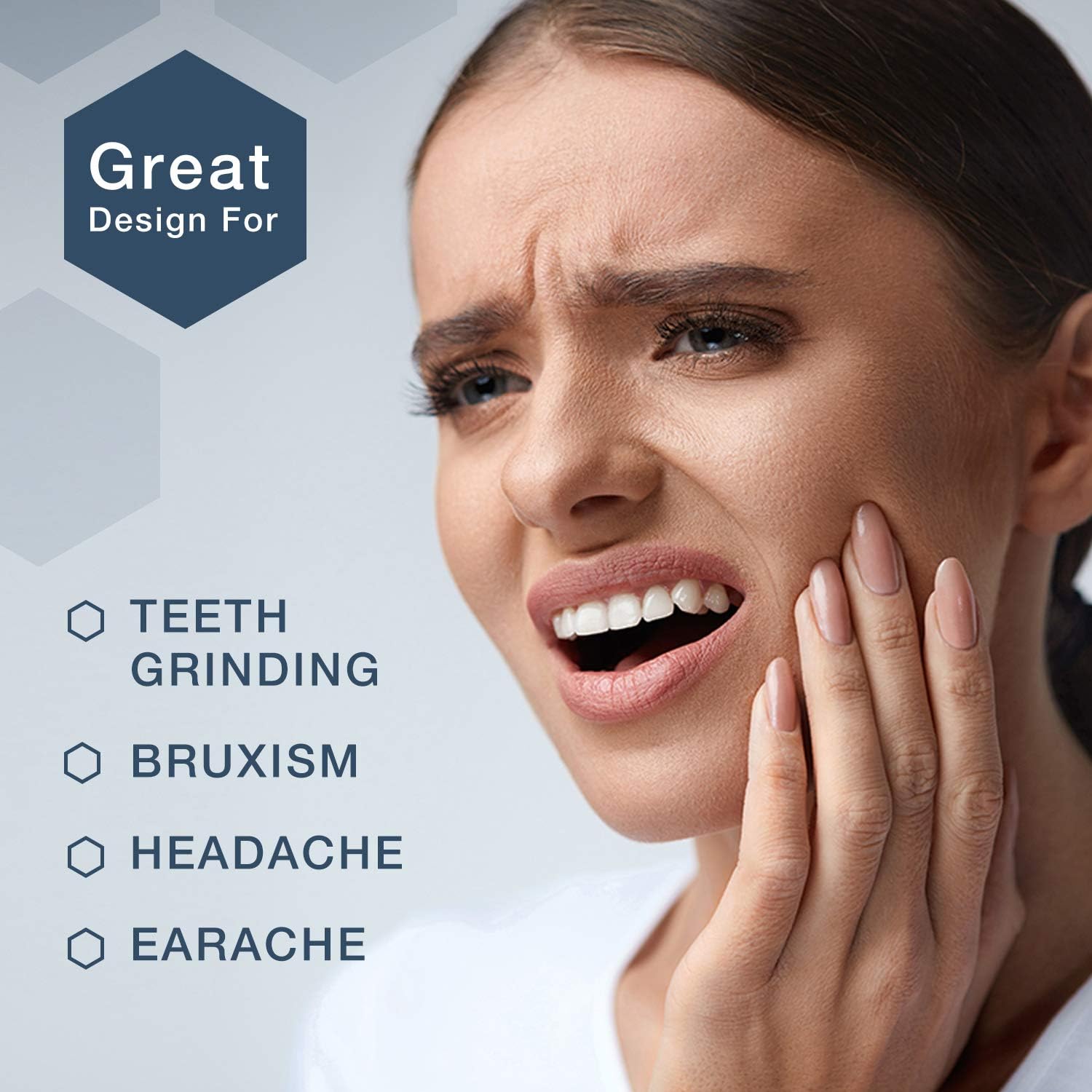 Mouth Guard for Grinding Teeth and Clenching Anti Grinding Teeth Custom Moldable Dental Night Guard Dental Night Guards to Prevent Bruxism - 8 Pack : Beauty & Personal Care