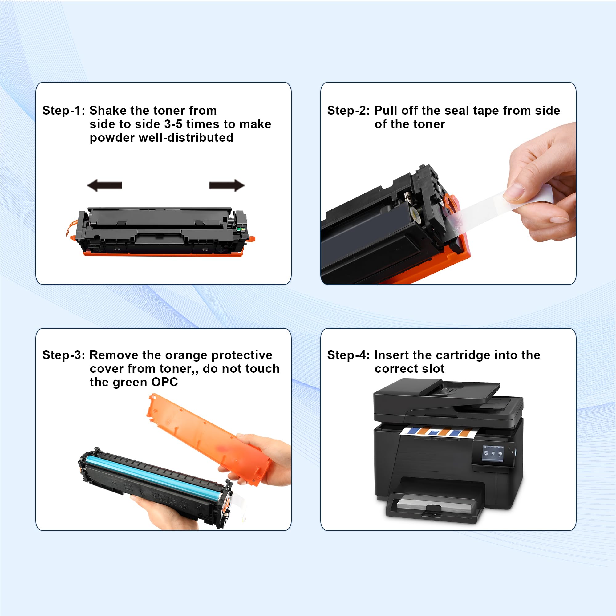 Kasety z czarnym tonerem 130 A m177fw zamiennik tonera do HP 130A CF350A współpracuje z HP Color Laserjet Pro MFP M177fw, atrament do drukarki M176n (2-pak)