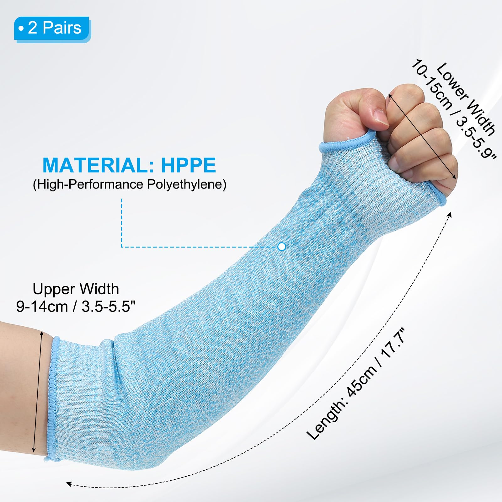 PATIKIL 18 Inch Cut Resistant Sleeve - Image 2