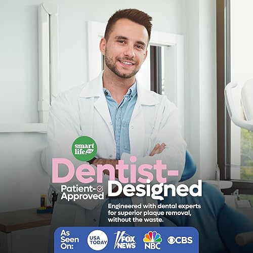 Miniatura 7 de SmartLifeco Eco-Friendly Dental Floss Picks (200ct) - Flossers Made With Straw Wheat Blend, Strong Anti-Shred Thread For Tight Gaps, Tooth Pick