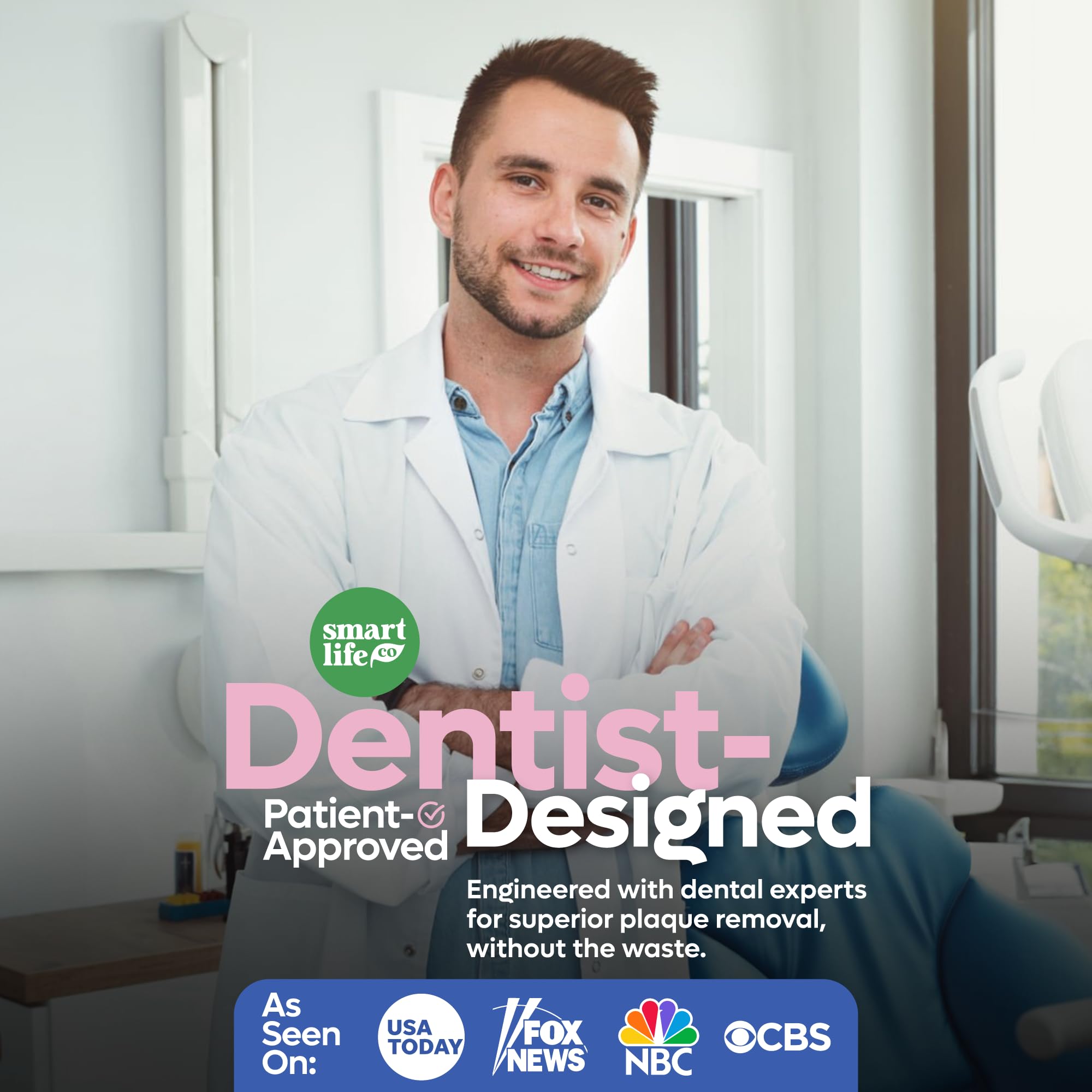 Palillos de hilo dental sin sabor, hilo dental biodegradable sin plástico para adultos y niños, hilo fino sin flúor, palillo de dientes sin residuos, suave en las encías y los dientes, respetuoso con