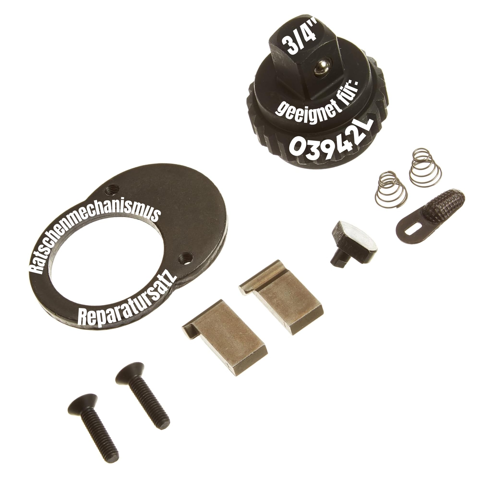 SW STAHL Kit de Réparation pour Mécanisme à Cliquet 3/4 Pouce, 03942L-REP | Compatible avec la clé dynamométrique 03942L-IMP, jeu de pièces de rechange pour entretien professionnel de l'outil