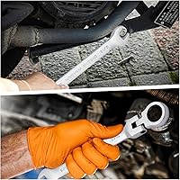 Vista 7 de B4B BANG 4 BUCK Llave de trinquete 9/16, llave combinada de trinquete de cabeza flexible, grado industrial, 72 dientes, caja de trinquete de 12