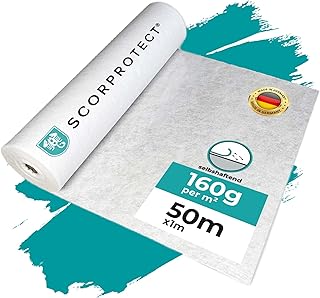 Scorprotect® Abdeckvlies selbsthaftend 1 x 50 m mit Folienoberseite 160 g/m² TreppTurbo160 50/100