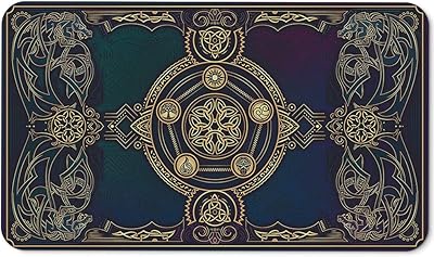 Paramint Lucid Dragon Blast (Stitched) - MTG Playmat - Perfect for Magic The Gathering, Pokemon, YuGiOh, Anime - TCG Card Game Table Mat - Durable, Thick, Cloth Fabric, Rubber Bottom by Daniel Ziegler