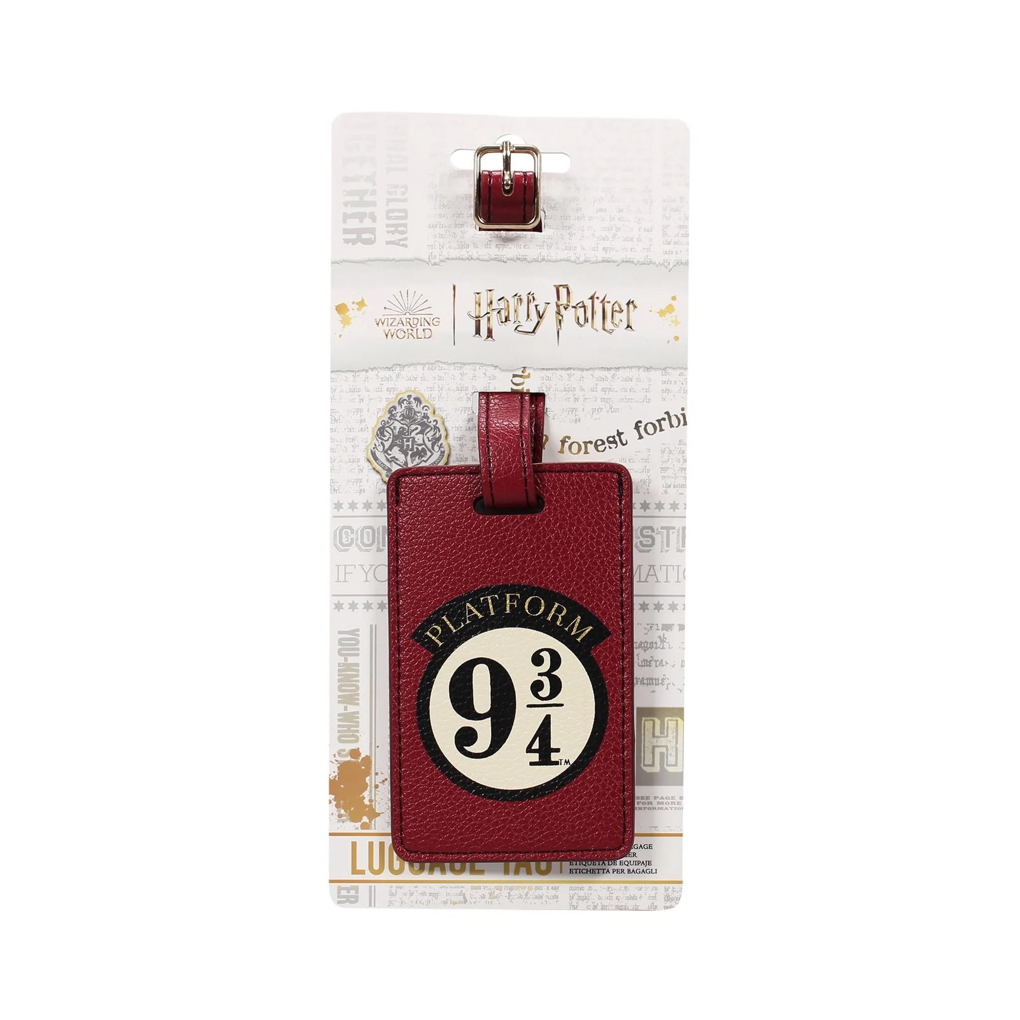 Grupo Erik: Etichette Bagaglio Harry Potter Binario 9 e 3/4 | Etichetta per Valigia 10 x 13 cm, Tag Valigia aereo, Portanome per Valigia, Harry Potter Gadget, Idee Regalo Harry Potter