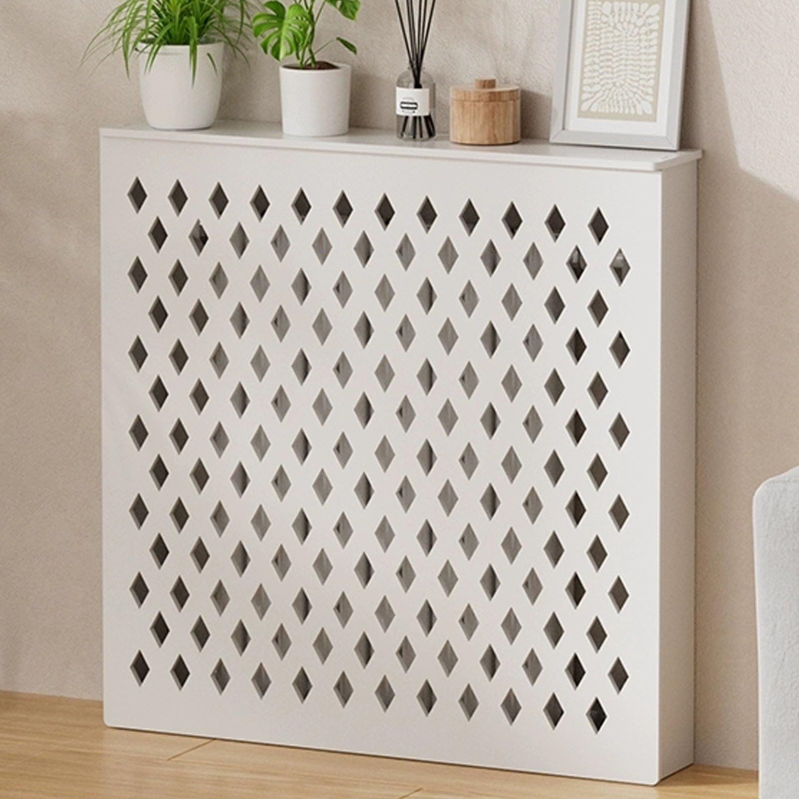 Housse de radiateur design pour harmoniser le salon familial