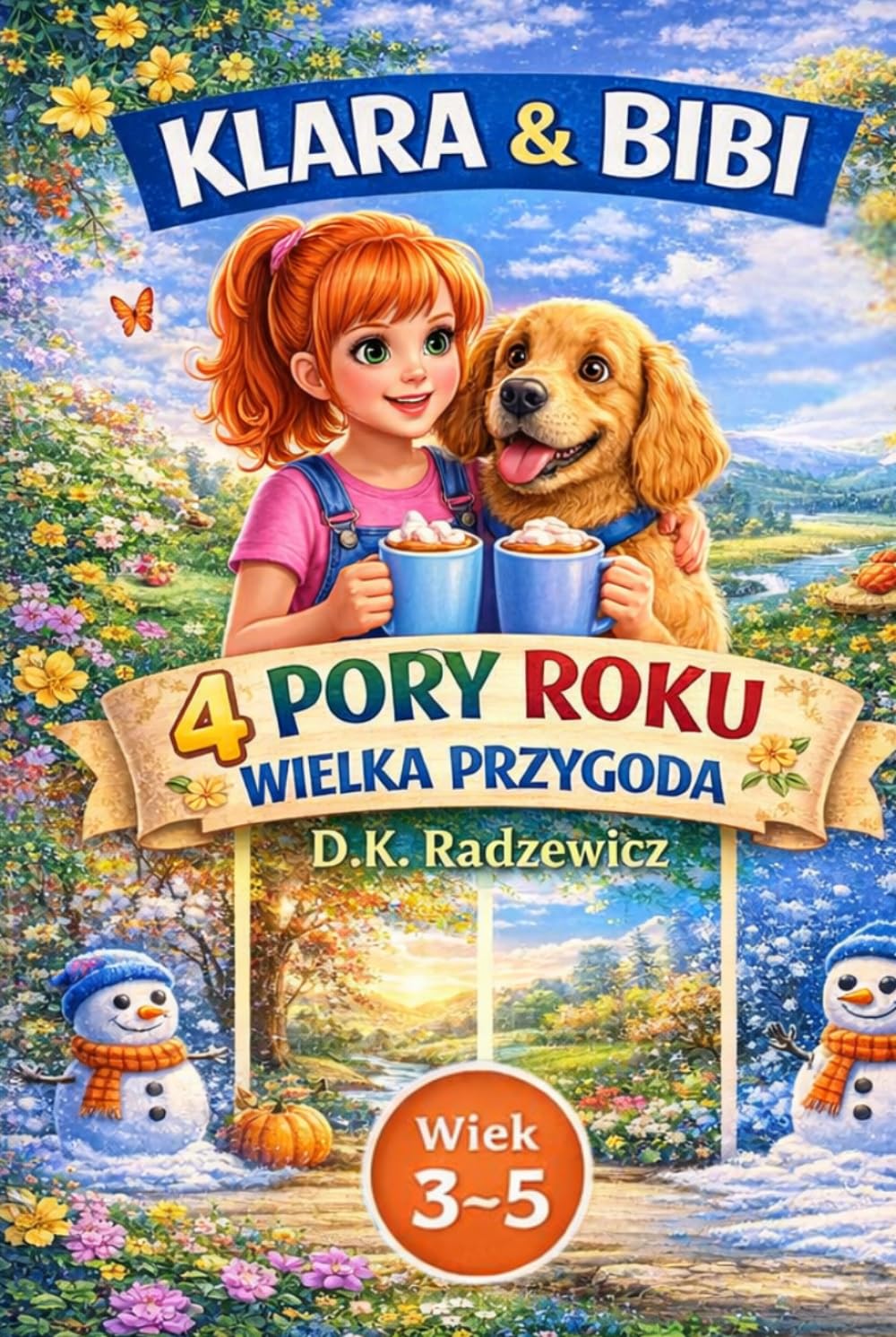 Klara i Bibi odkrywają 4 pory roku (Klara & Bibi – Zweisprachige Bücher (Deutsch–Polnisch))