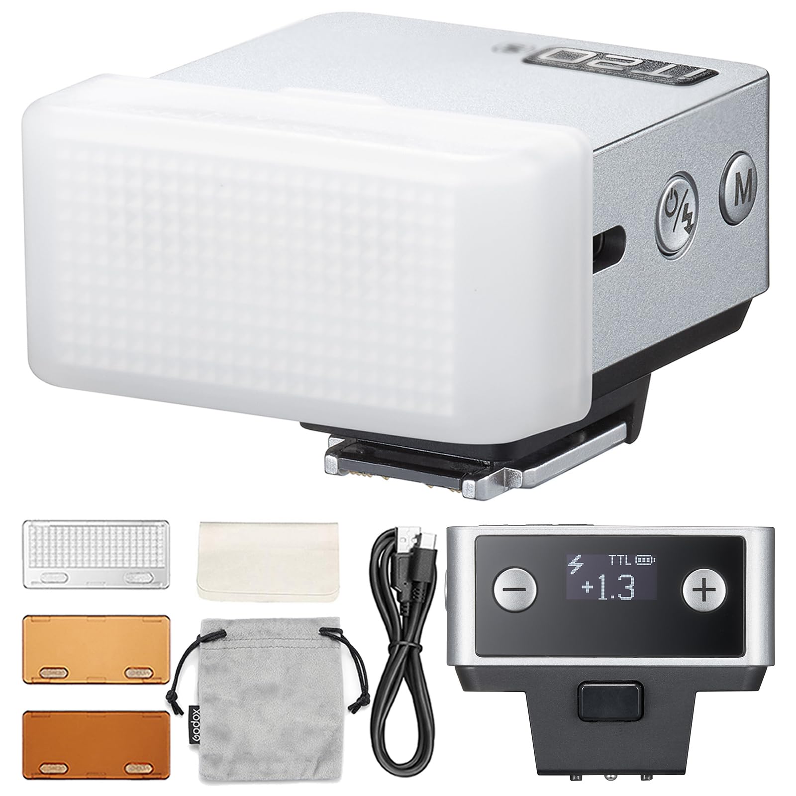 Godox IT20 S Mini Flash TTL Per Sony – Ricarica Veloce, 700 Scatti E Accessori Magnetici Creativi