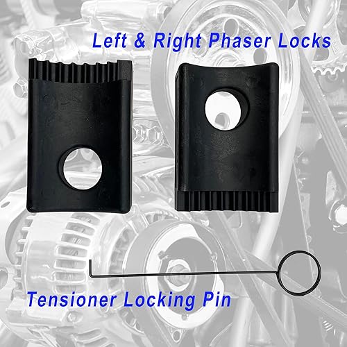 Miniatura 4 de Kit de herramientas de bloqueo de cadena de distribución Phaser de árbol de levas 6 piezas Kit de herramientas de bloqueo de cadena de distribución