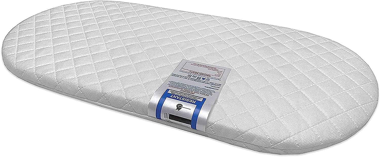 Materasso Ipoallergenico Per Carrozzina 74x33x4 Cm - Ovale, Microfibra - Foto 7