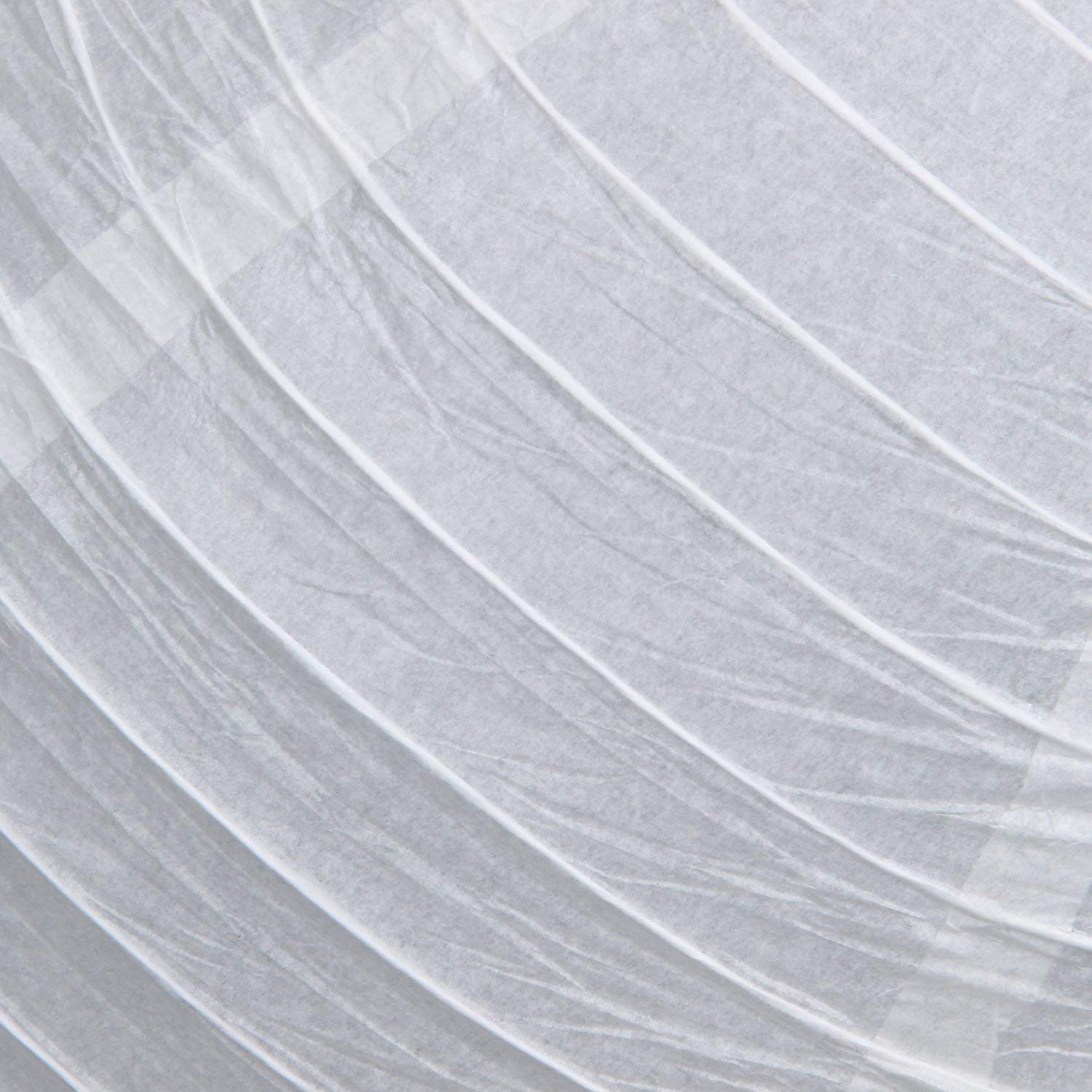 1 paralume giapponese in carta per feste e matrimoni, 40 cm, colore: bianco crema
