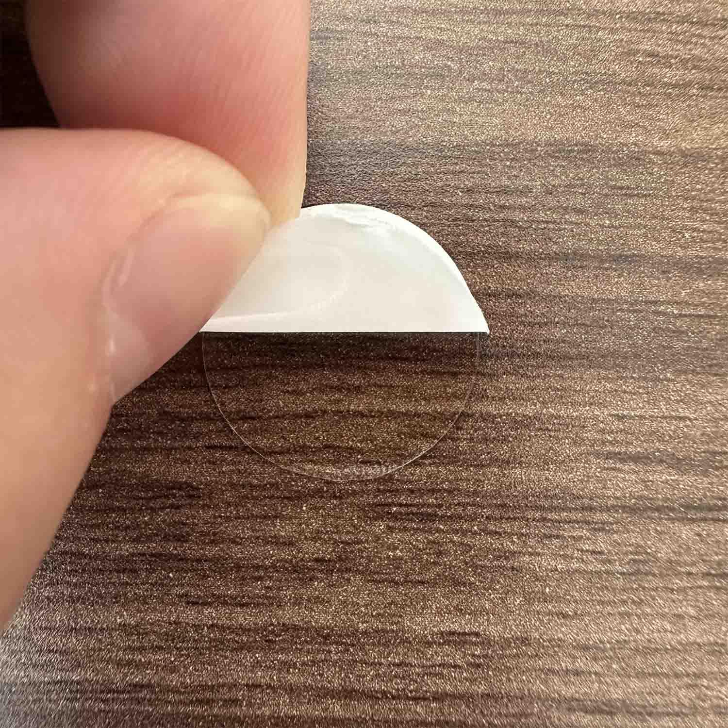 160 cintas adhesivas de doble cara, masilla adhesiva transparente extraíble de doble cara de 10 mm/20 mm, masilla adhesiva sin rastro para colgar en la pared, cinta redonda de dos caras para