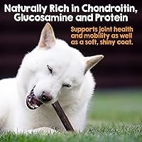 Vista 3 de Riley's Palitos de Colágeno de Res de 12 Pulgadas para Perros, Masticables de Colágeno para Perros, Bully Stick y Alternativa de Cuero Crudo