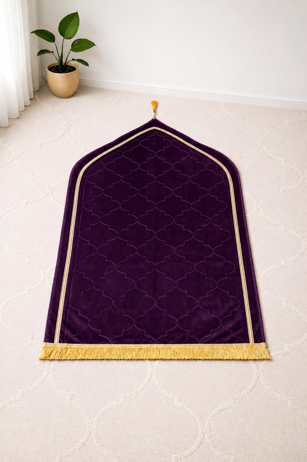 namaz さま Janamaz Prayer Mat for Namaz – Premium Turkey Velvet Muslim Prayer