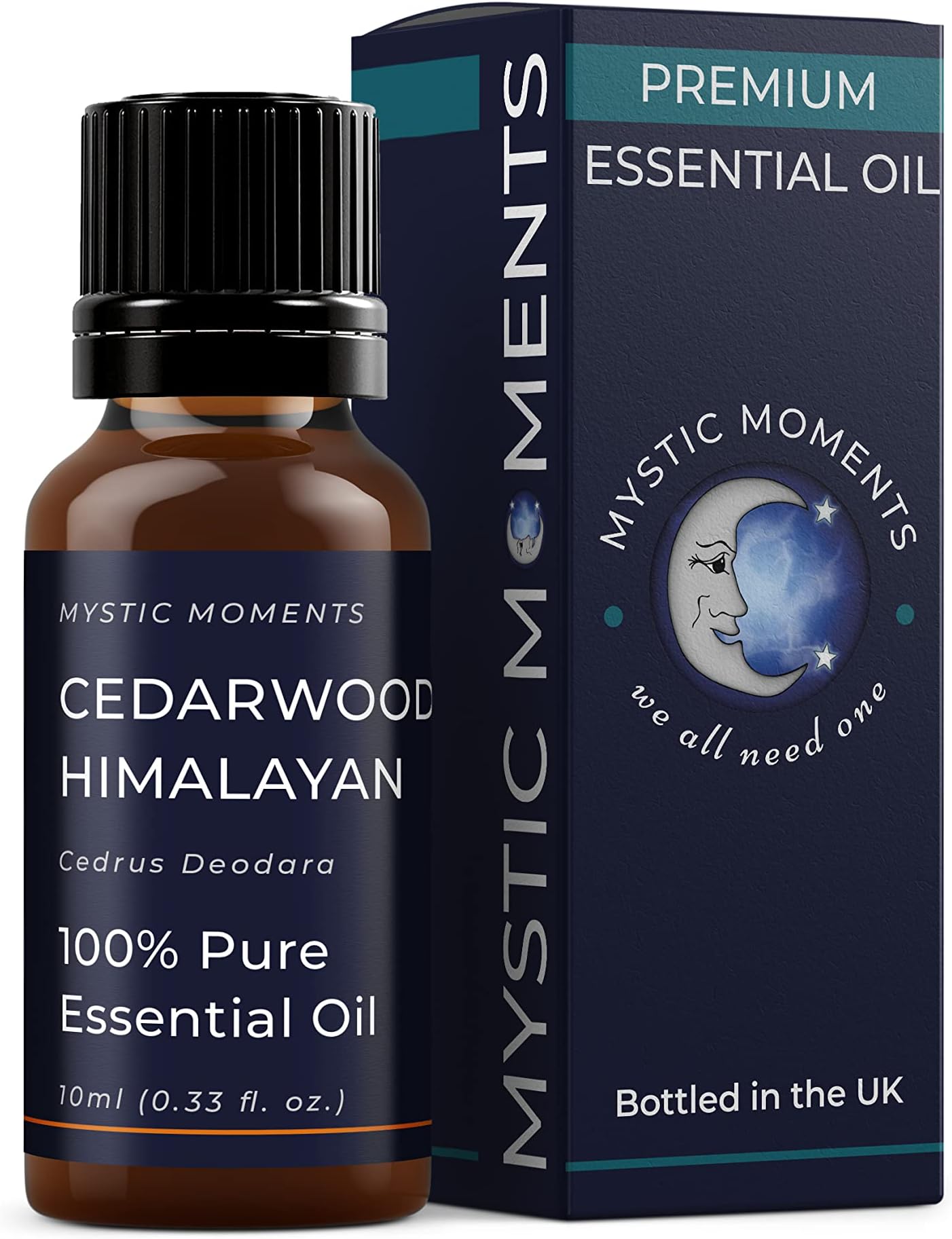 Cedarwood Himalayan Essential Oil 10ml - Pure & Natural Oil for Diffusers, Aromatherapy & Massage Blends Vegan GMO Free