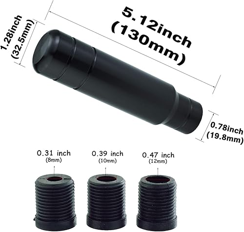Miniatura 80 de Abfer Pomo de palanca de cambios pesado de metal, palanca de cambios de aleación de aluminio de 5 pulgadas, mango de palanca de cambios que se