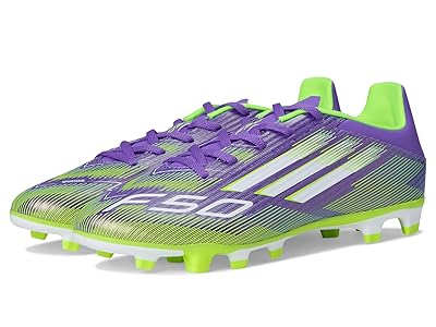 adidas F50 Club Firm/Multi Ground Soccer Cleats Soccer Shoes Purple Rush/White/Lucid Lemon : Men
