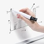 Amazon Basics Large Magnetic Dry Erase Whiteboard with Pen Tray for School, Classroom, Office & Home , 48" x 72", Aluminum frame, Silver/White