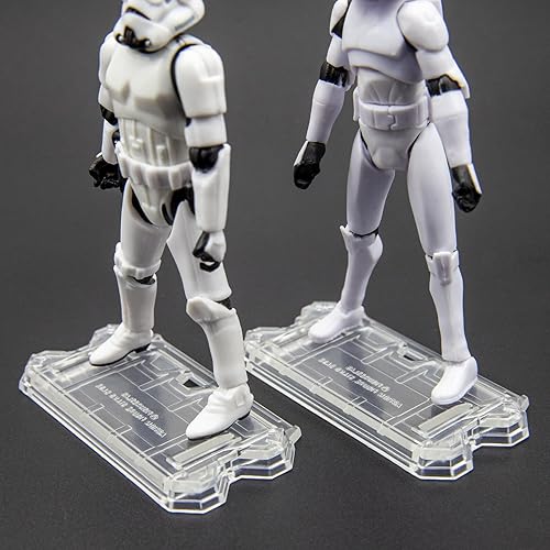 NC EBCO 30 piezas de figuras de acción soportes de exhibición transparentes modelo muñeca soporte soporte para figuras de acción de 3.75 pulgadas