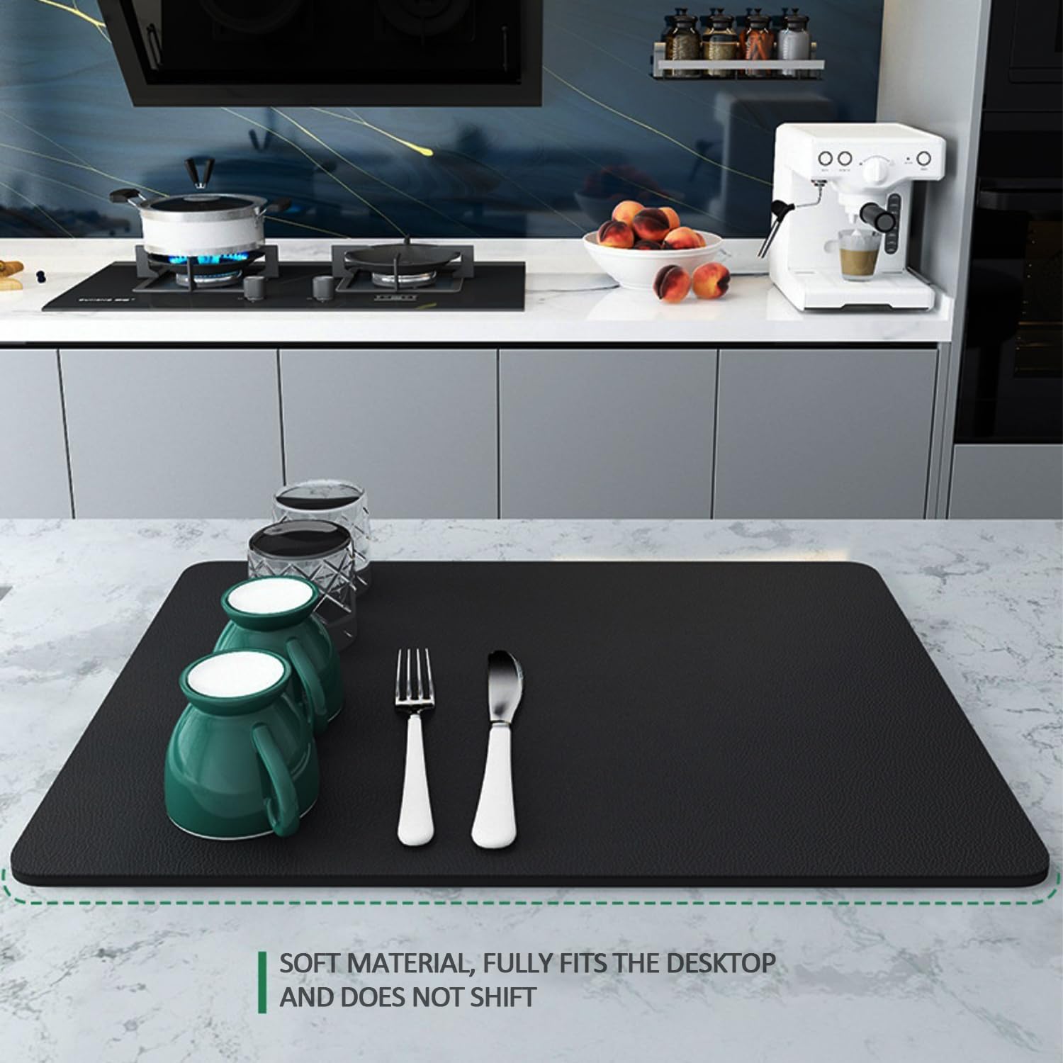 CCYKXA 1  30x40cm  Beige Tapis D'égouttage Pour Cuisine Tapis De Comptoir De Cuisine Super Absorbant Tapis De Machine A Cafe Tapis Degouttage Antiderapant Pour Comptoir De Cuisine 86509412