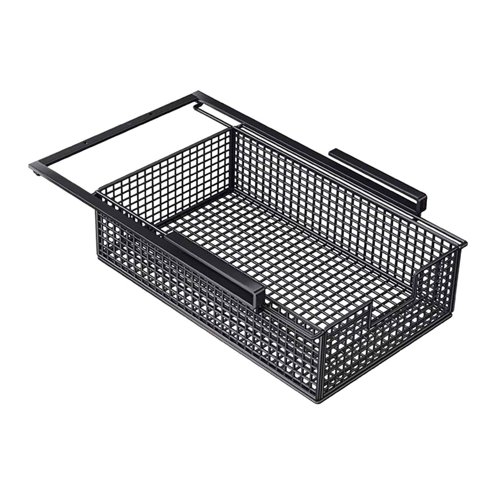 Cesta Extraíble Colgante para Cajón, Estante Deslizante para Suministros Debajo del Estante, Resistente