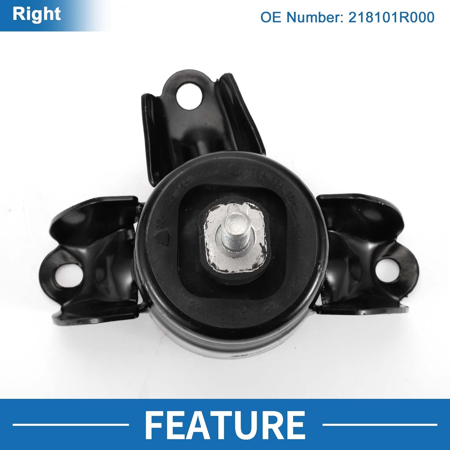Engine Motor Mount No.218101R000 Engine Mounting for Hyundai Accent 2012-2014 for Hyundai Veloster 2012-2017 Metal