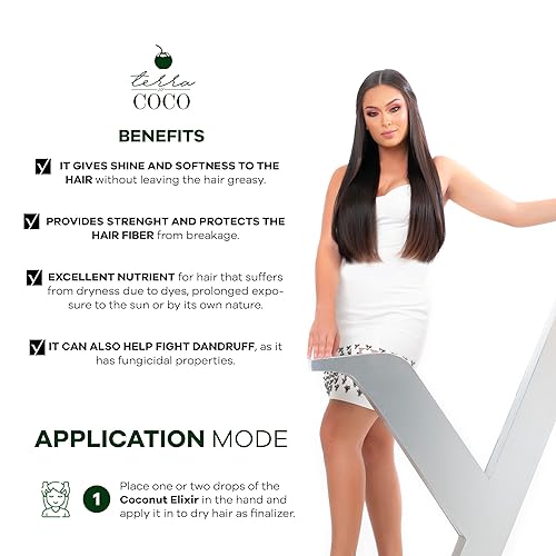 Miniatura 5 de YBERA PARIS ELIXIR DE COCO TERRACOCO | Vegano | Hidrata y nutre | Ideal para cabello extremadamente seco y desgastado dañado por el sol o productos