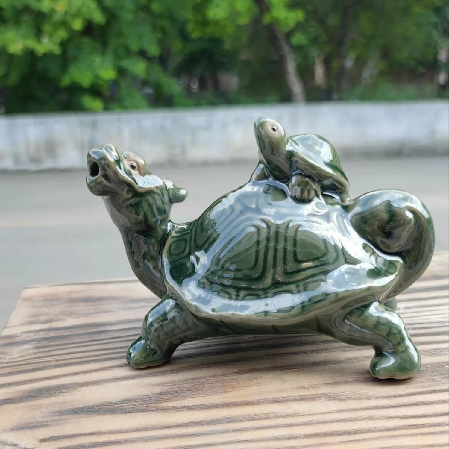 Pond Turtle Spitter, Animal Pond Fountains, Fish Pond Water Circulation Outlet Landscaping Outdoor Ornament, for Garden, Courtyard, Pond, Pool