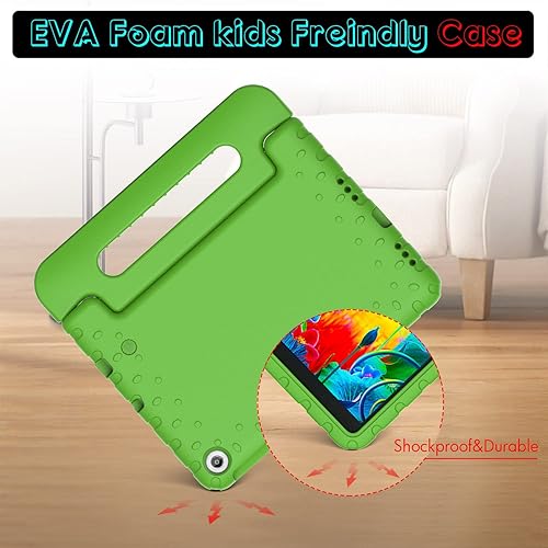 Miniatura 4 de Funda para niños para LG G Pad 5 10.1 FHD 2019 (Modelo LMT600), ligera espuma EVA suave, duradera, resistente, a prueba de golpes, cubierta infantil