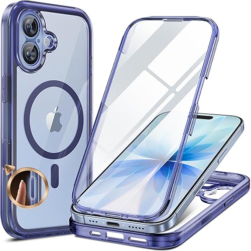 Miniatura 123 de Miracase Funda para iPhone SE de 3ª/2ª generación 2022 2020 de cuerpo completo con protector de pantalla de vidrio integrado, resistente protección