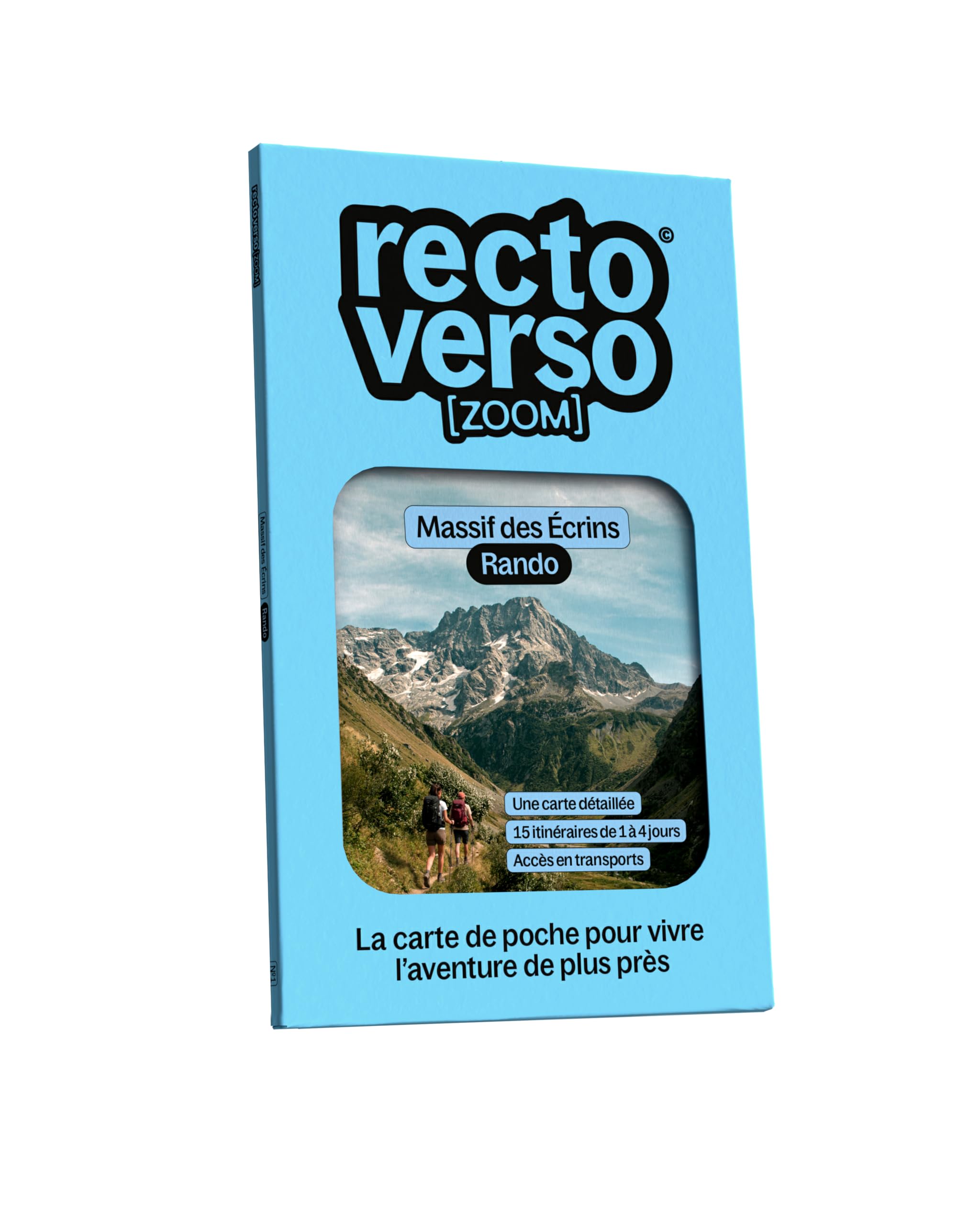 Carte 15 randonnées dans le massif des Ecrins