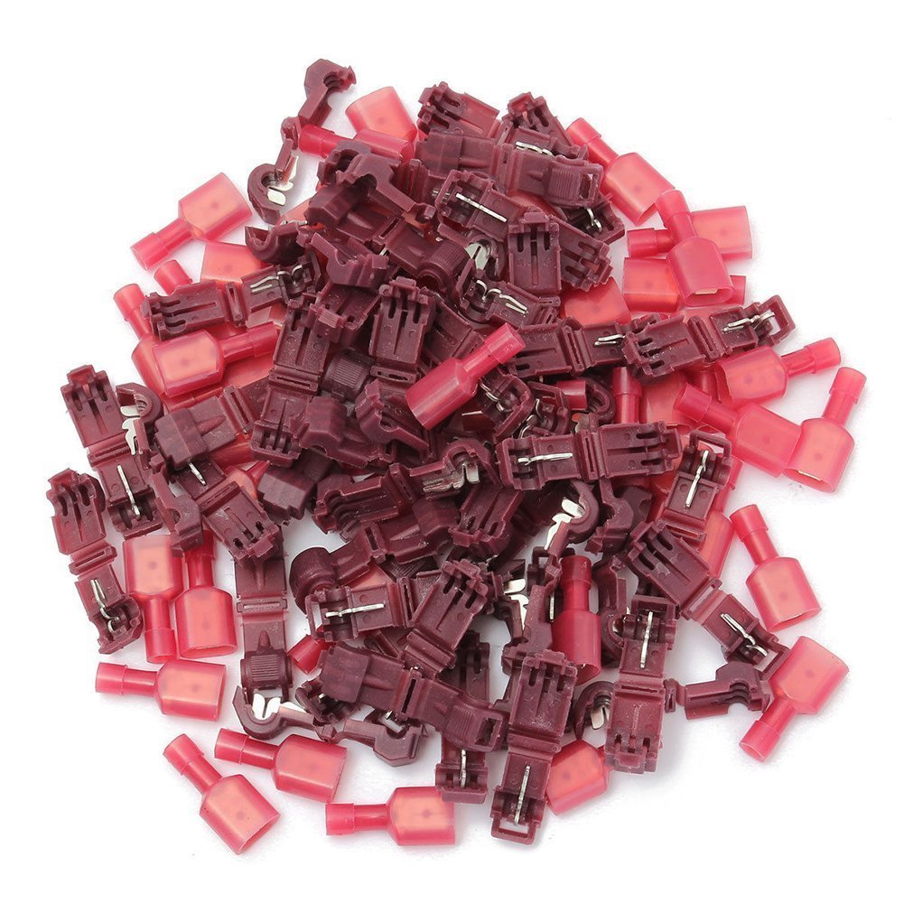 60pcs T-Taps Connettori Terminali Isolati 22-10 AWG Quick Splice - Foto 3