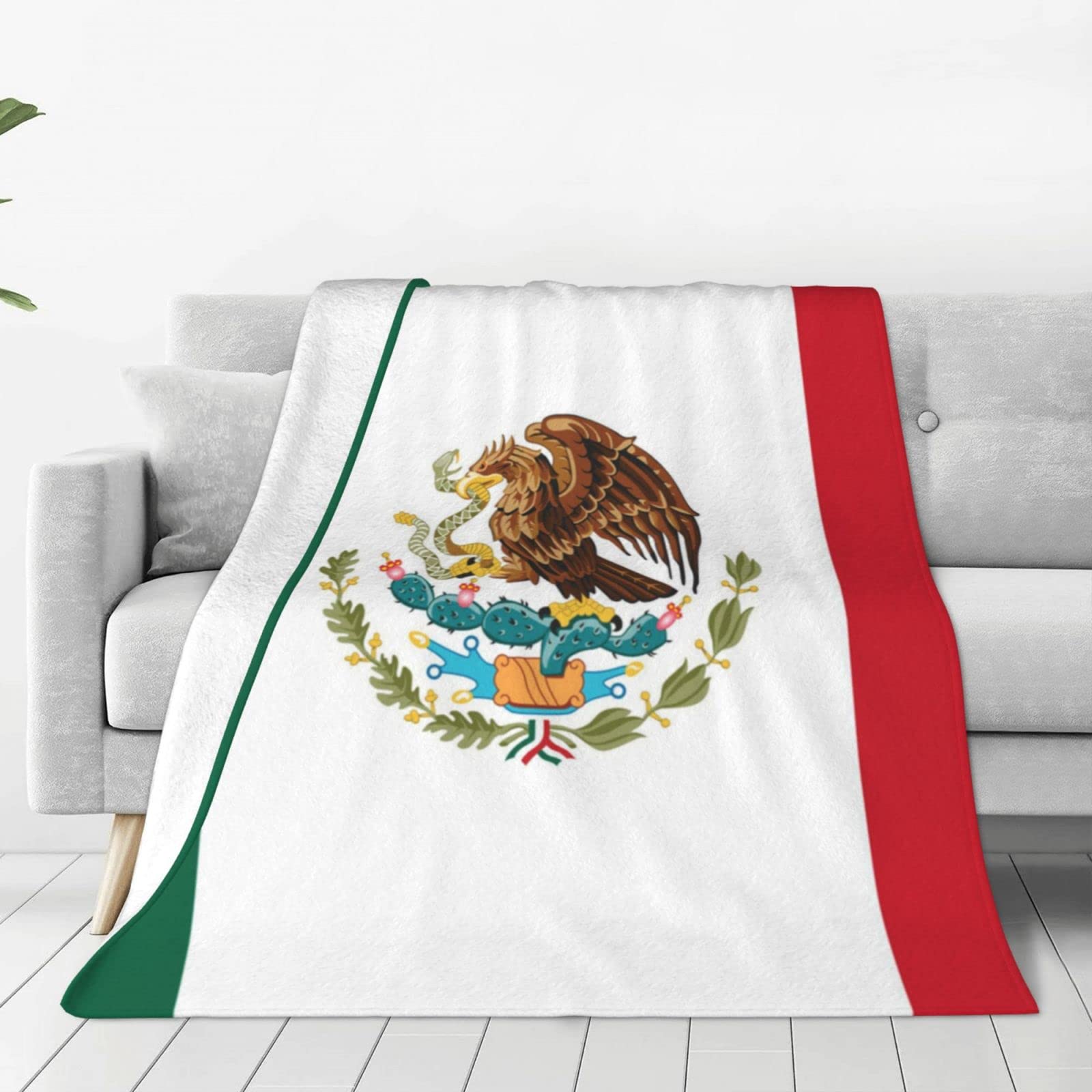 Plaid mexicain super doux en flanelle moelleuse haut de gamme