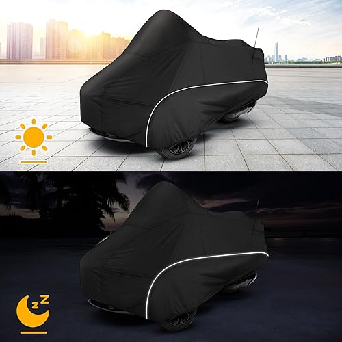 Miniatura 6 de Funda completa para Spyder F3 compatible con Can-Am Spyder F3T Tour y Limited 300D Oxford Protector de tela contra el polvo, la nieve, la lluvia y