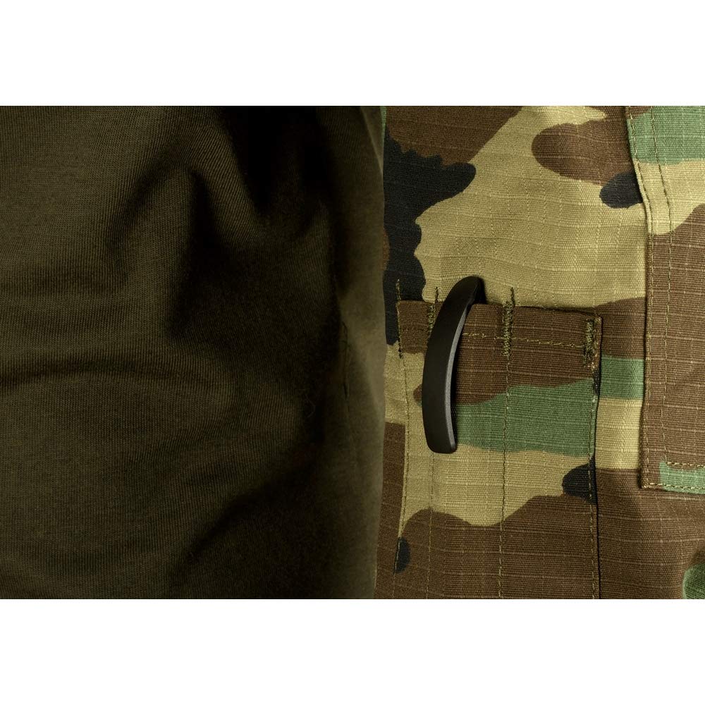 Invader Gear Combat Shirt Tattica per Softair/Paintball (Woodland, XL)