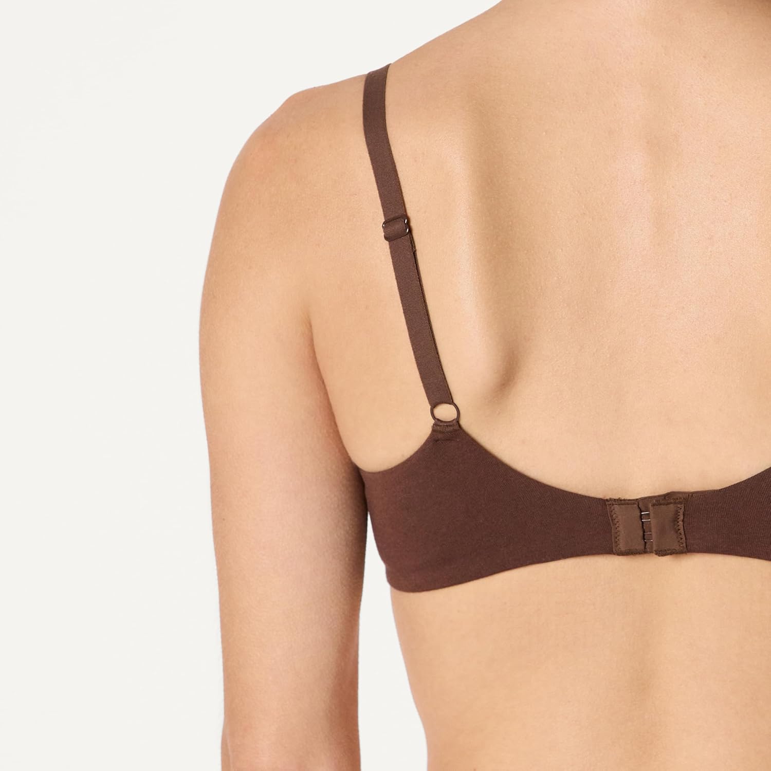 Amazon Essentials Women's Cotton Jersey Lined Wired Plunge Bra, Pack of 2 - Image 4