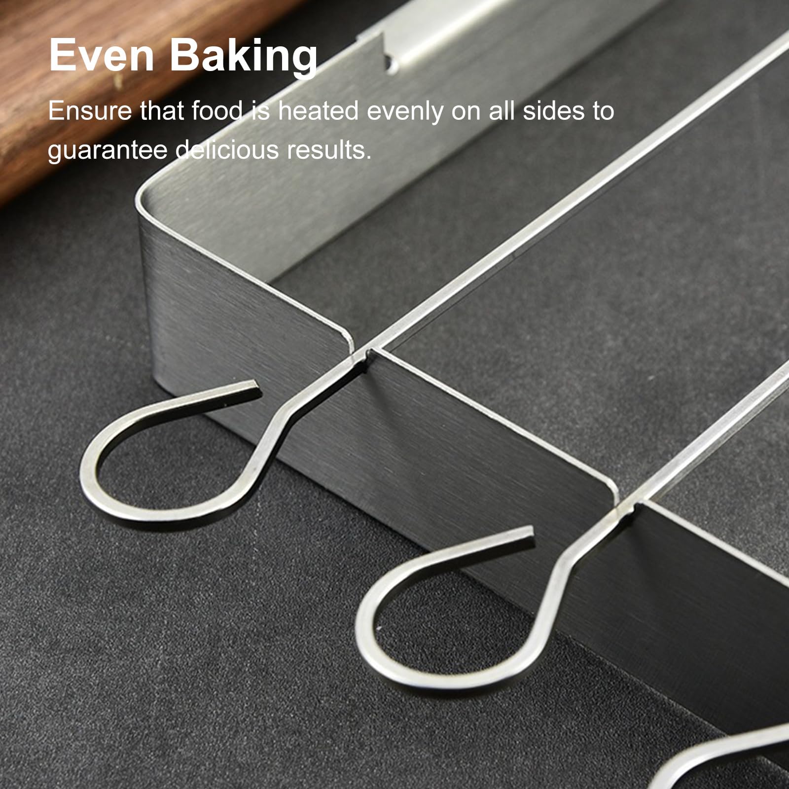 Brochettes à Viande Lot de 6 avec Support pour Barbecue et Accessoires