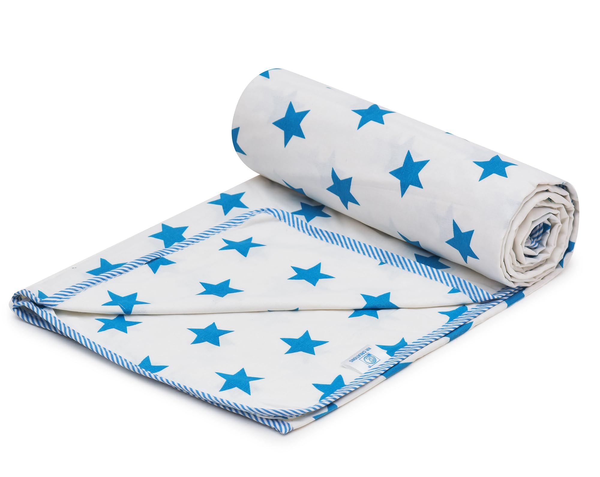 Amazon Brand - Umi Super Soft Cotton Reversible Double Dohar 84X96(Inches),Lahariya Fabric Edging/Piping Dohar,Flannel Dohar Throws for Double Bed,Soft Lightweight AC Summer Blanket (B0B4SMH17V) Amazon Price History, Amazon Price Tracker