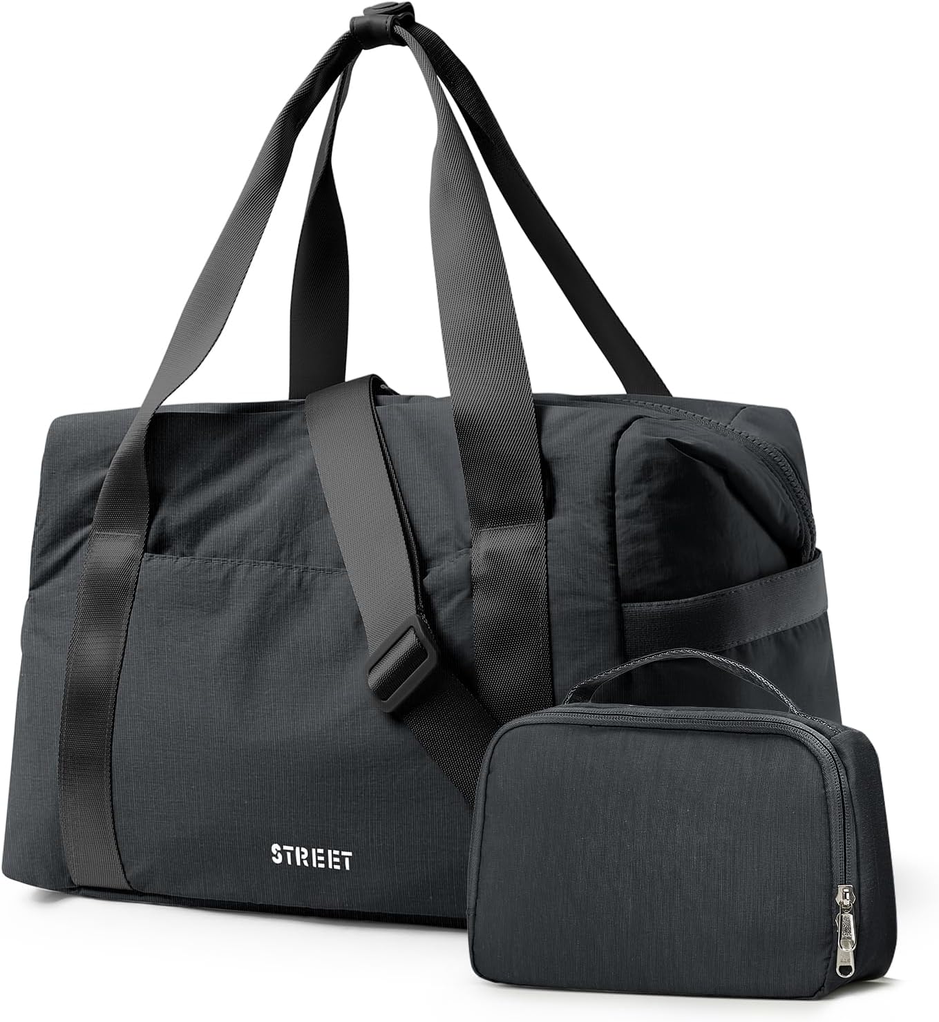Black Gym Bag For Women Men Large Tote Bag Duffle Bag