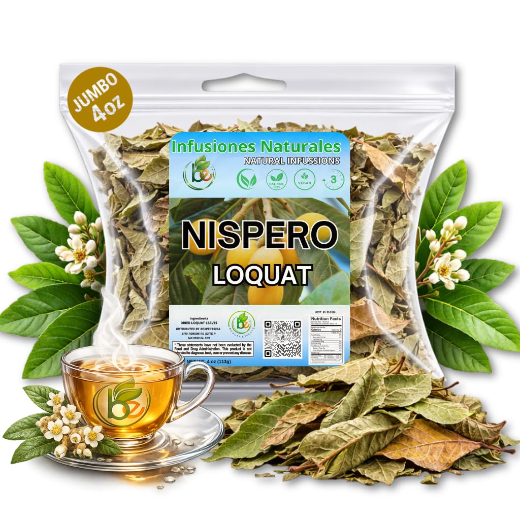 Amazon.com : Té de Hojas de Níspero (Loquat Leaf Tea) – 4 oz (113