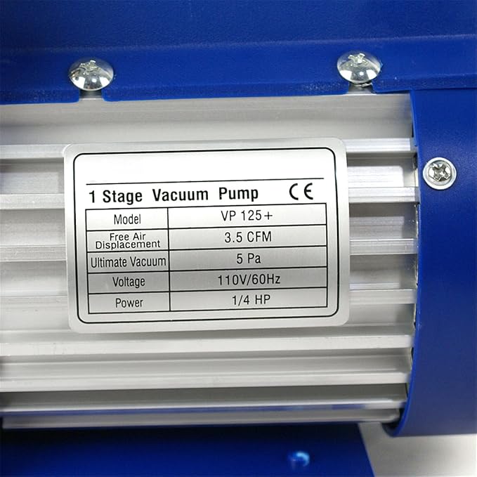 Bomba de vacío rotativa de una etapa 3.5 CFM 1/4HP F2C miniatura 4