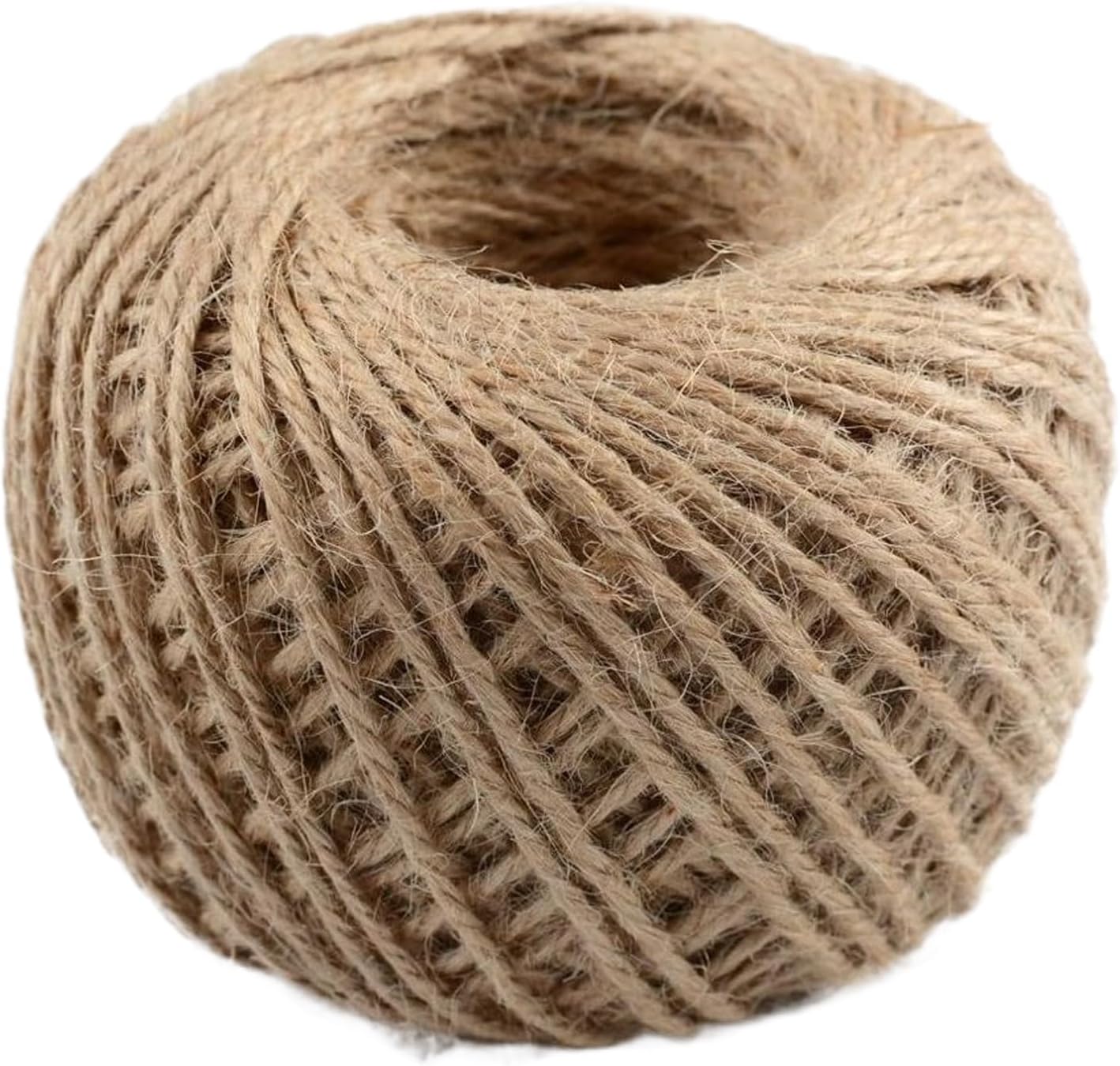 Jute Twine, Easy Application, 1rollProduct Packaging Twine, Crafting Jute Rope, Multipurpose, for DIY Crafters Gardeners Farmers Wrapping Macrame Weaving
