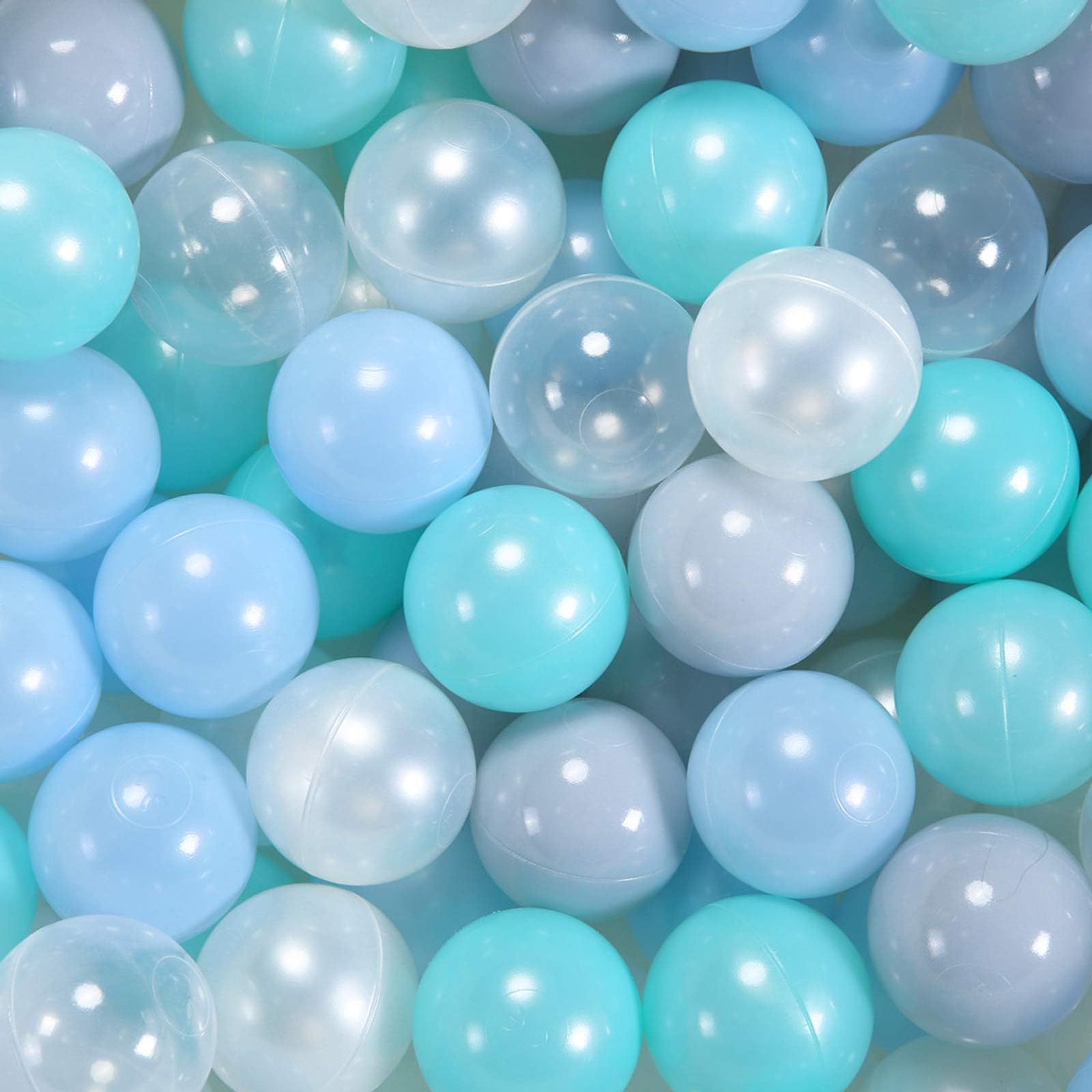 GOGOSO Ball Pit Balls for Toddler,Plastics Balls for Kids1 2 3 4 5 6 Baby Ballpit 50 100 200 300 400 500 1000